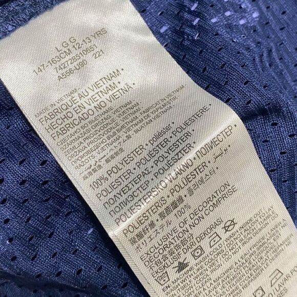 Jordan Nike Paris Saint Germain Statement Navy Vest Junior/ Boys size Large New - Picture 9 of 10